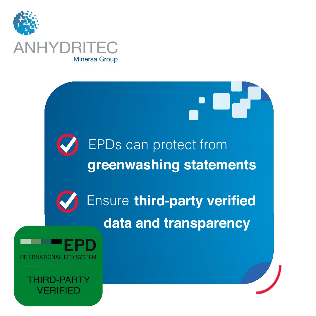 EPDs protect from greenwashing and ensure third-party verified data and transparency